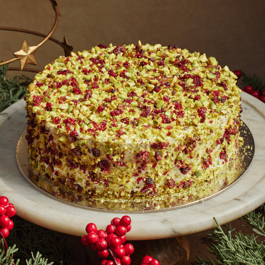 Pistachio Cranberry Sans Rival