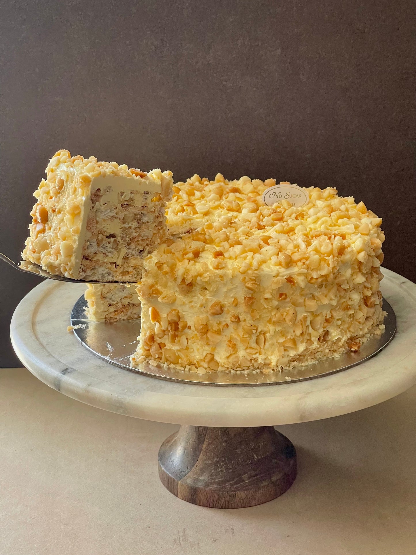 Sugar free Macadamia Sans Rival