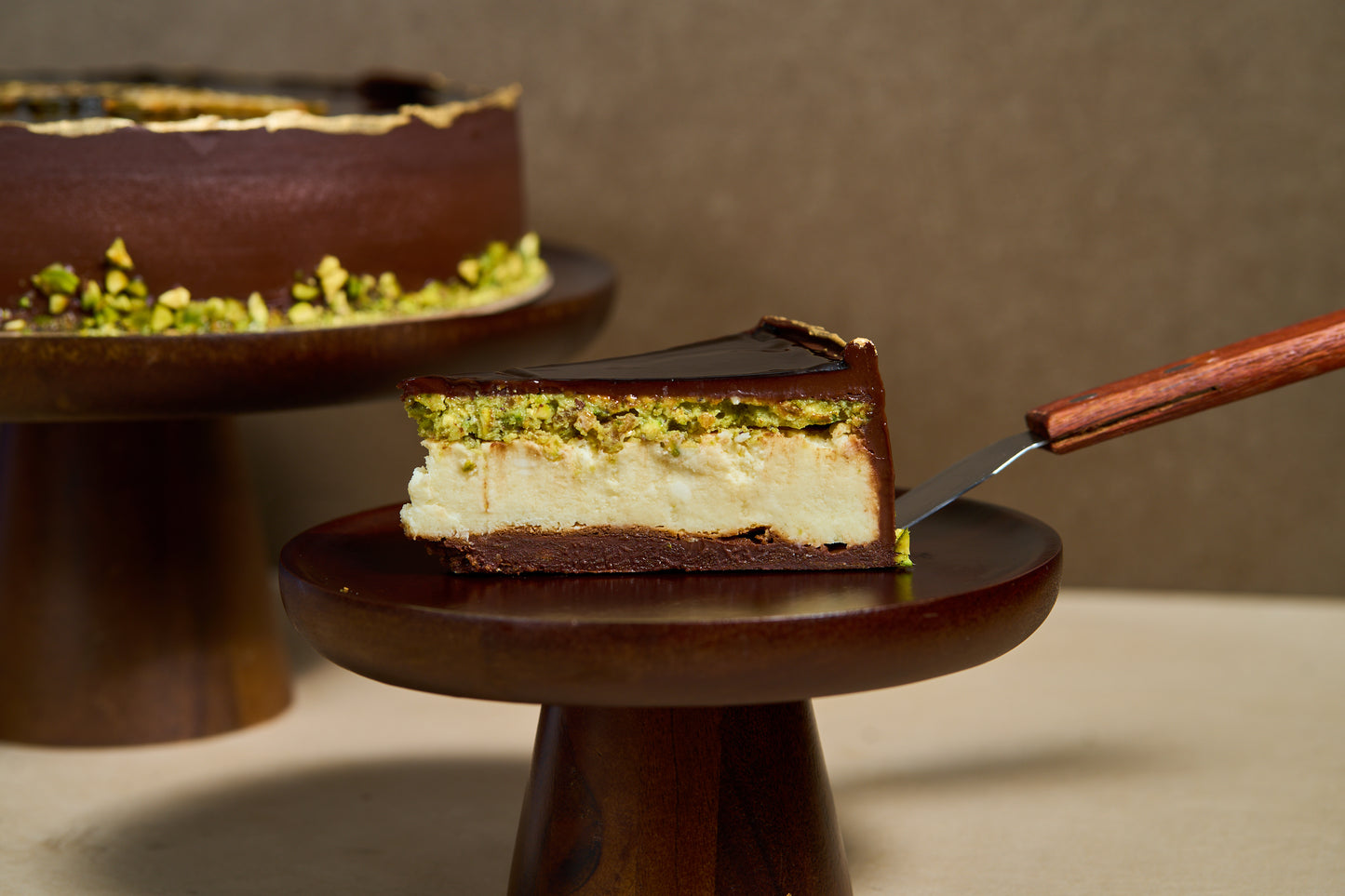 Pistachio Praline Cheesecake