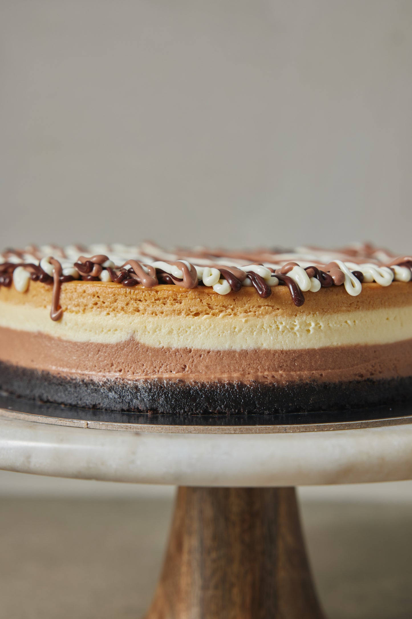 Triple Layer Cheesecake