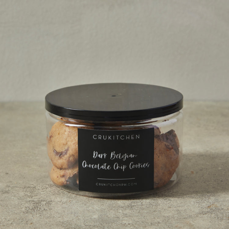 Dark Belgian Chocolate Chip Cookies