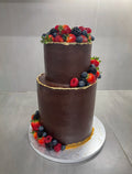 2-tier Belgian Chocolate Cake