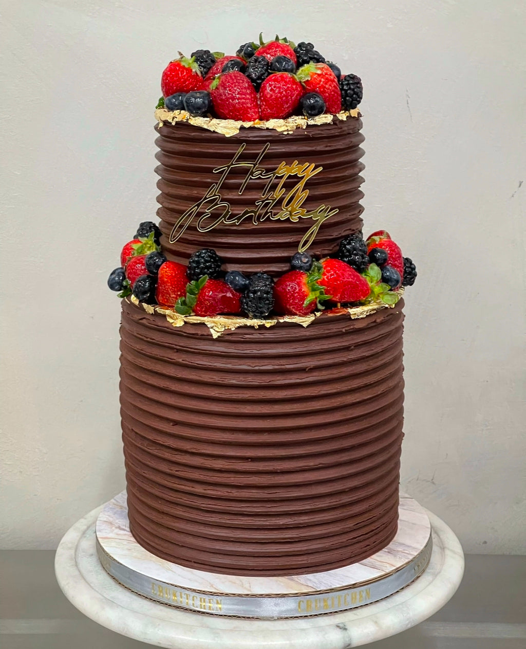 2-tier Belgian Chocolate Cake
