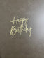 Happy Birthday Gold Topper