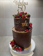2-tier Belgian Chocolate Cake