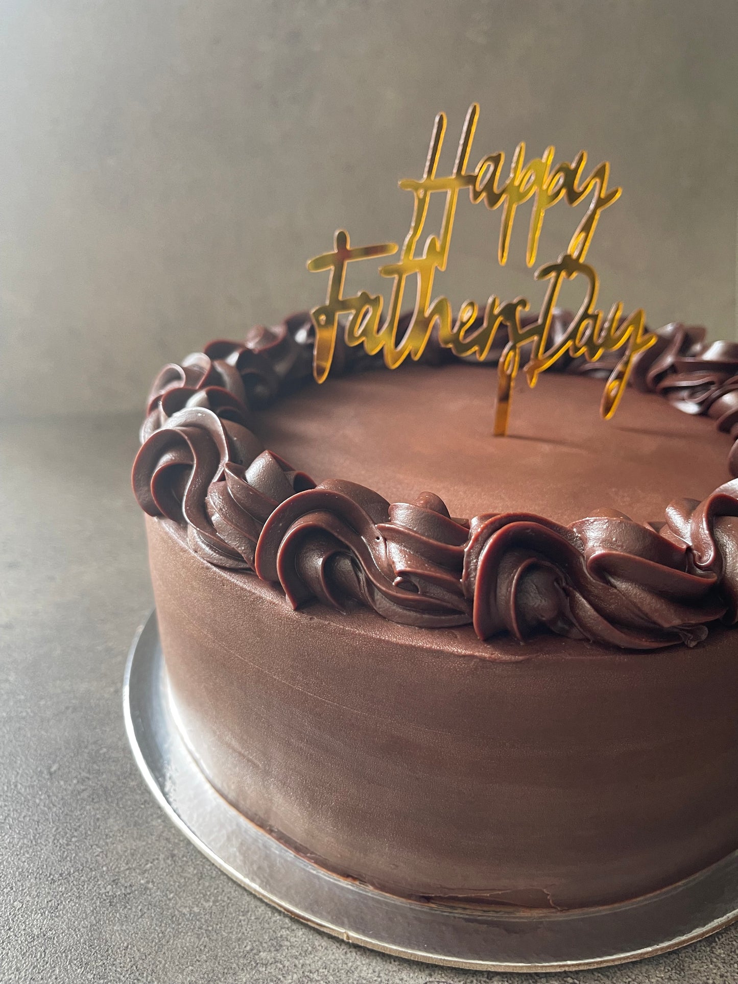 Father's Day Belgian Truffle Cake