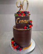 2-tier Belgian Chocolate Cake