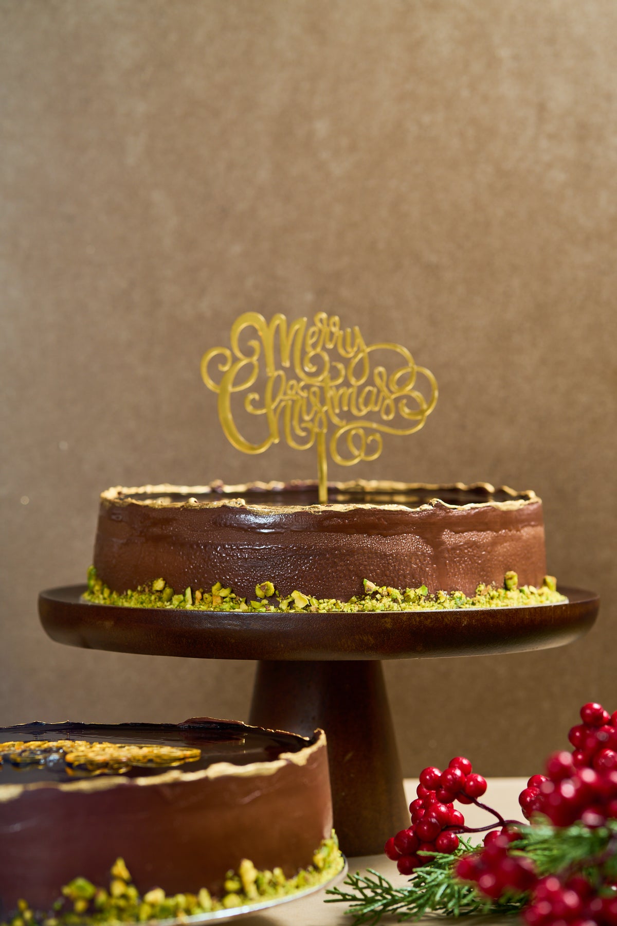 Pistachio Praline Cheesecake